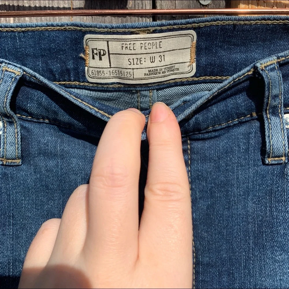 Free People Busted Skinny Jeans